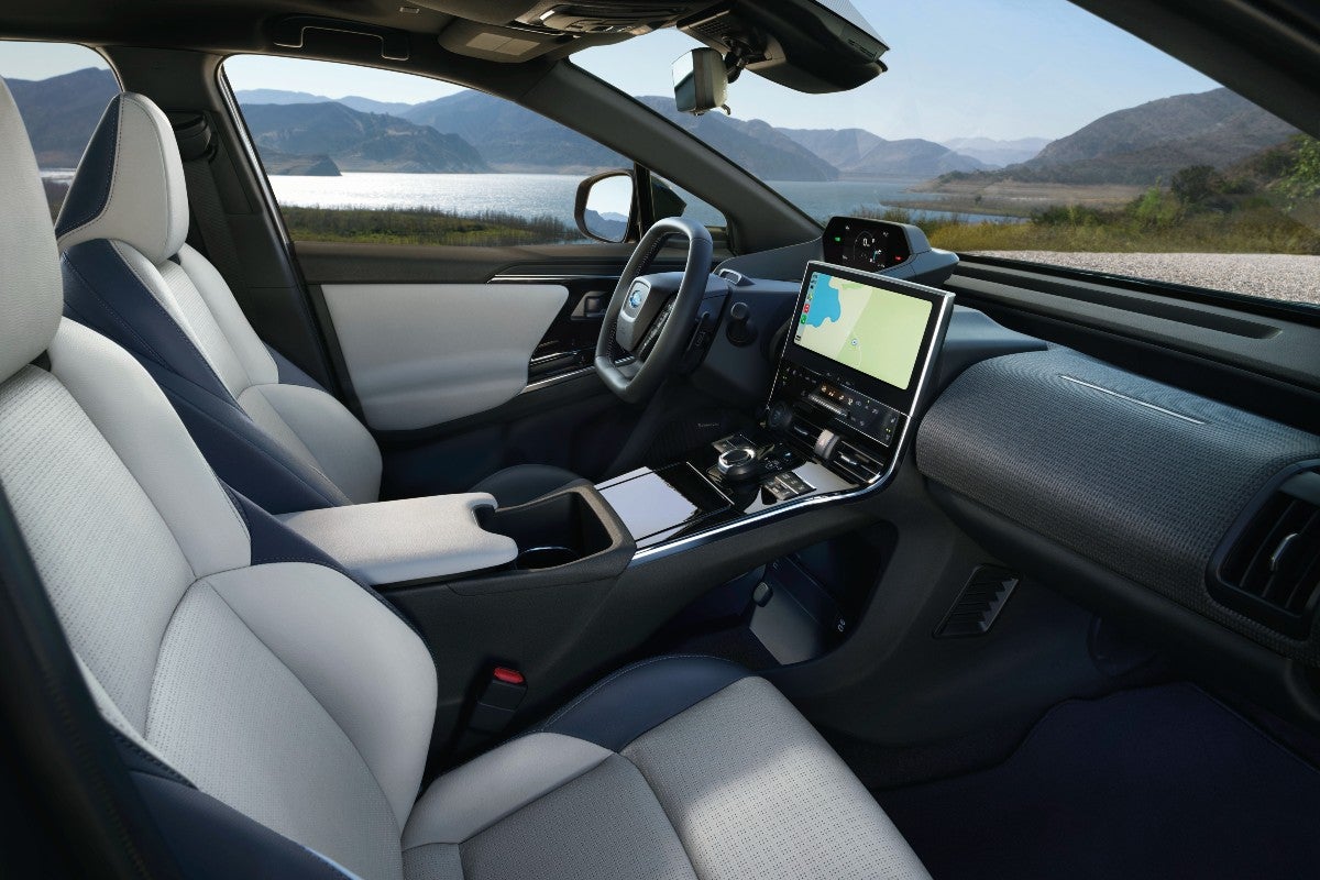 2024 Subaru Solterra Interior Cabin Front Seating
