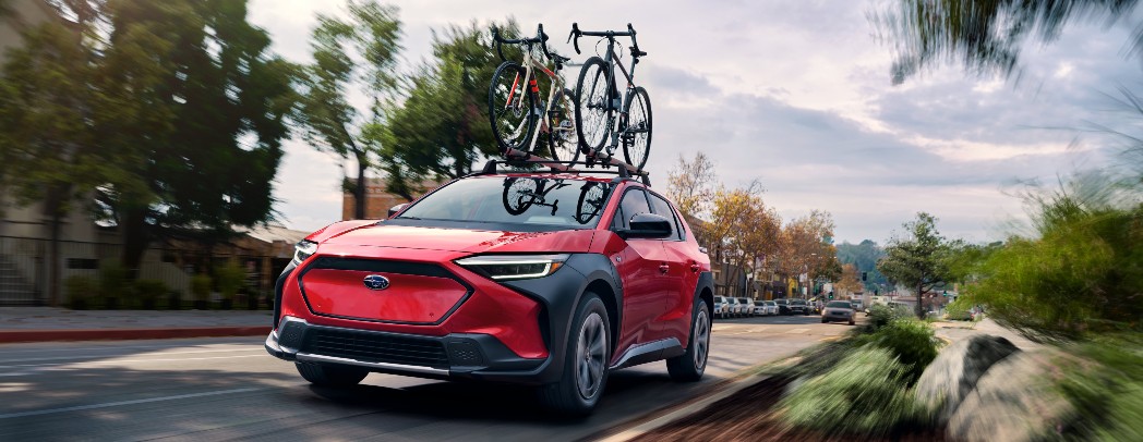 2024 Subaru Solterra Exterior Driver Side Front Angle