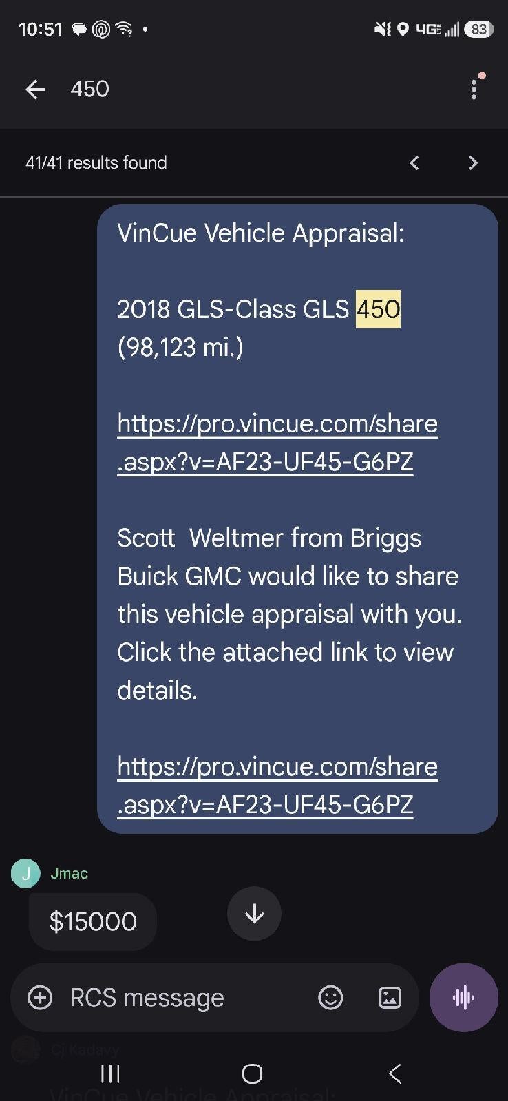 2018 Mercedes-Benz GLS GLS 450