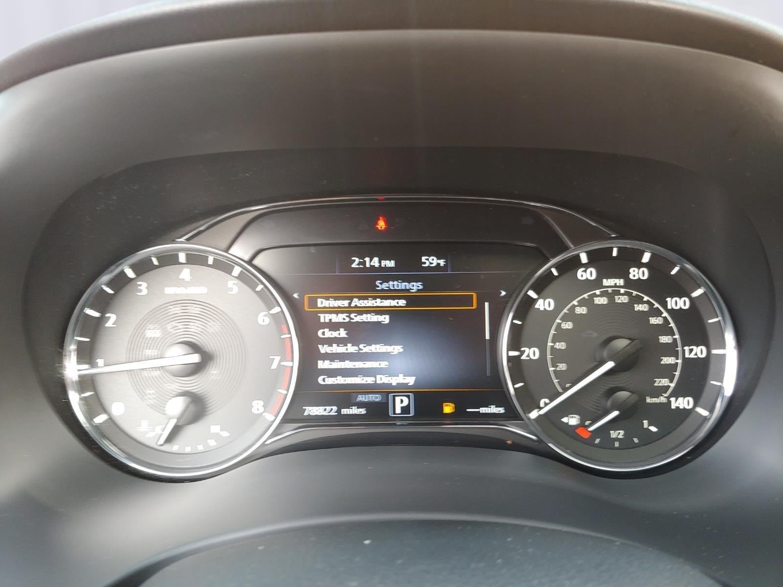 2022 INFINITI QX80 SENSORY