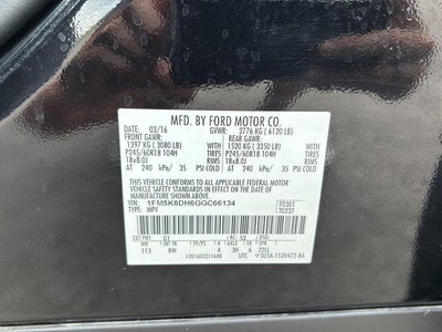2016 Ford Explorer XLT