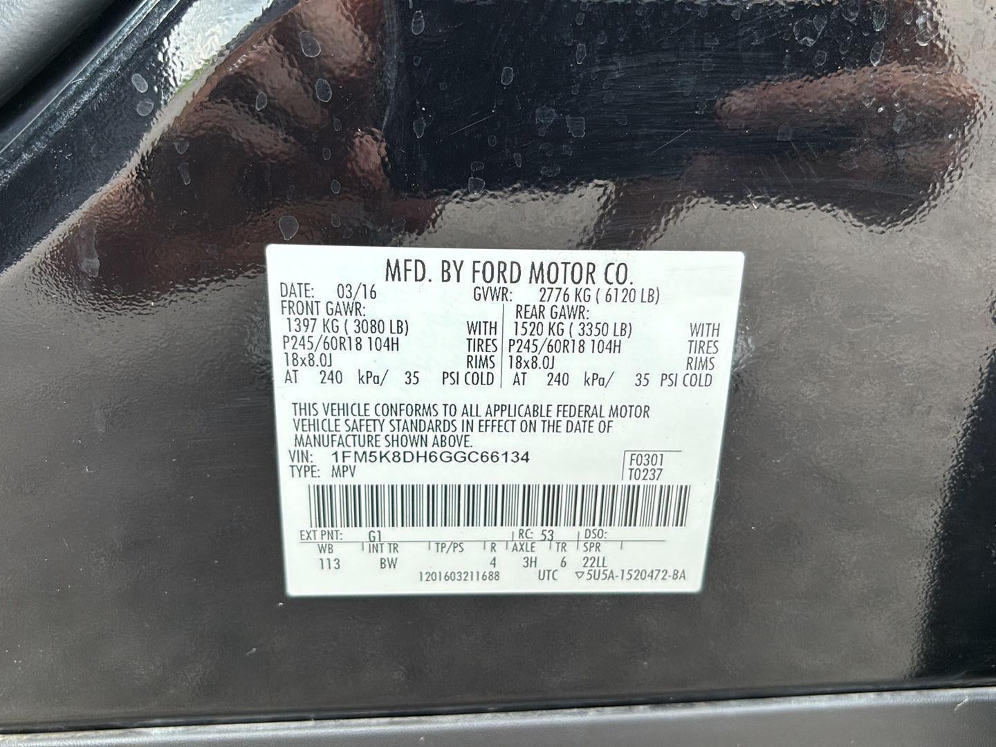 2016 Ford Explorer XLT