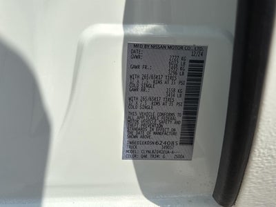 2025 Nissan Frontier SV