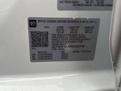 2024 GMC Sierra 1500 AT4X