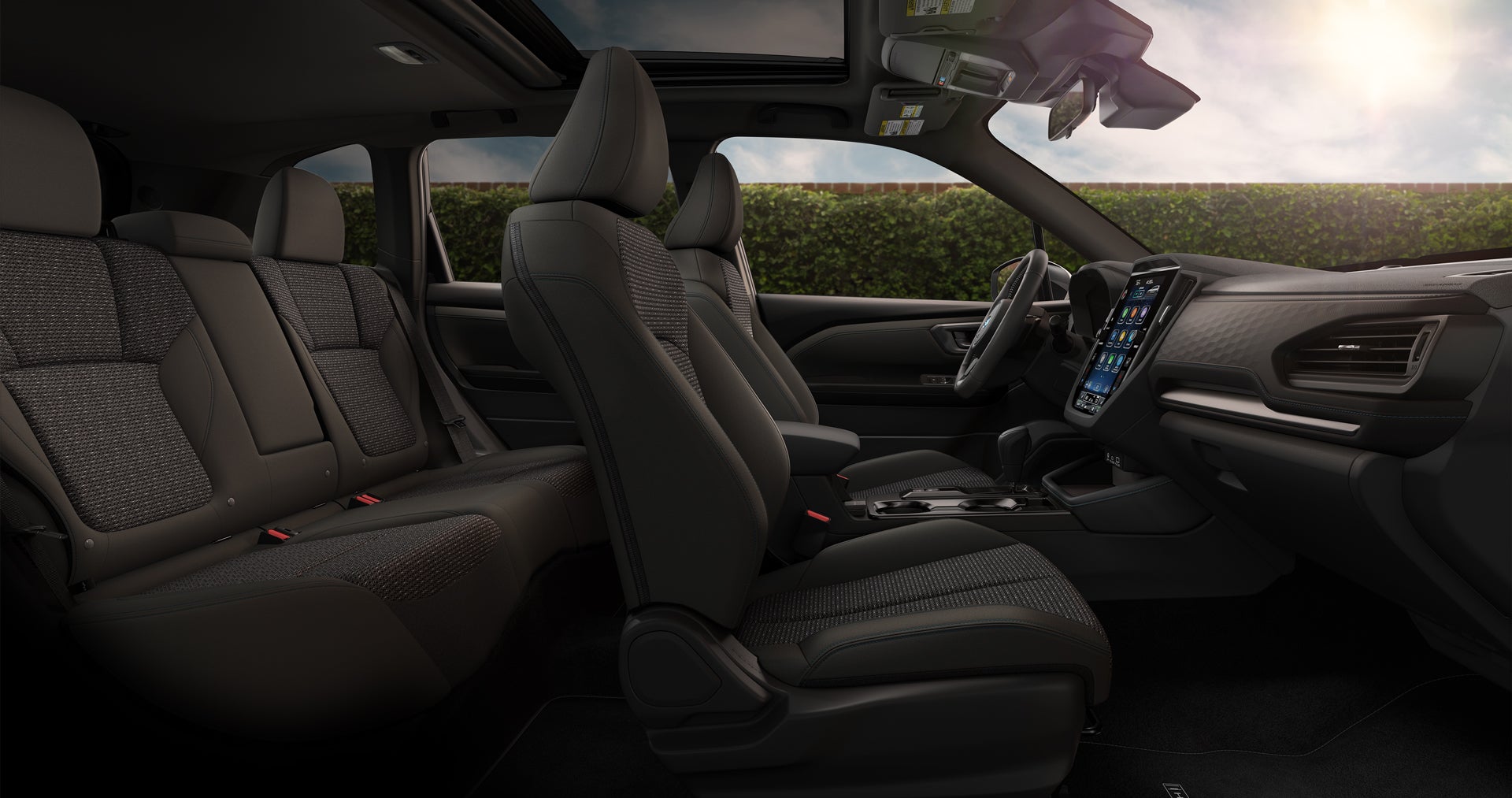 2026 Subaru Forester Premium Hybrid Shown in Premium Black Cloth