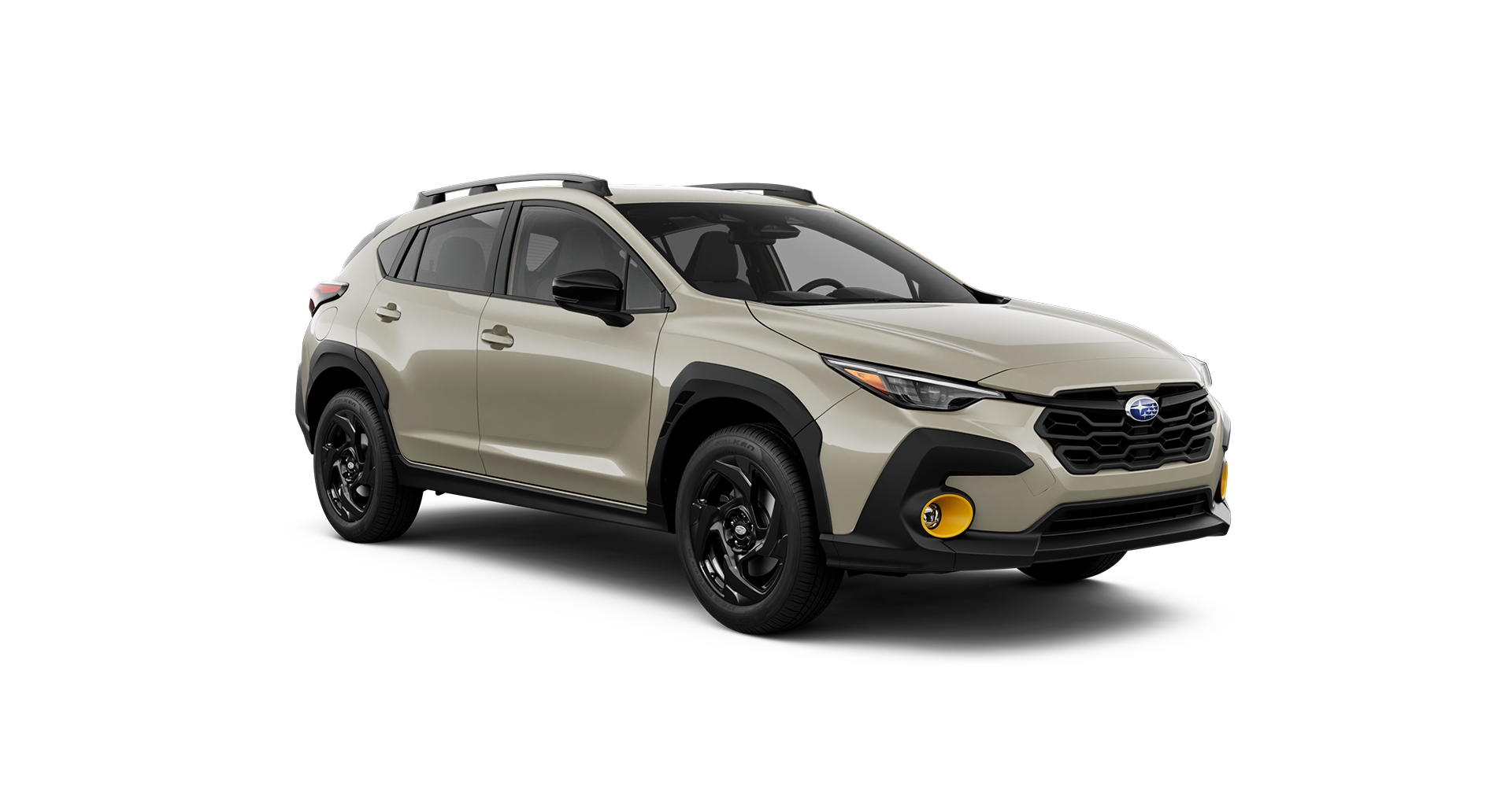 2027 Subaru Crosstrek Sport Hybrid Shown in Sand Dune Pearl