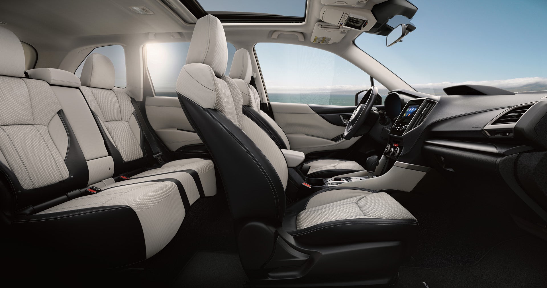 2024 Subaru Forester Premium Interior Premium Gray Cloth