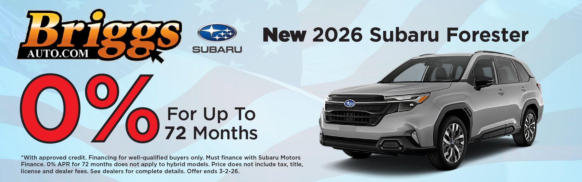 NEW 2026 SUBAARU FORESTER