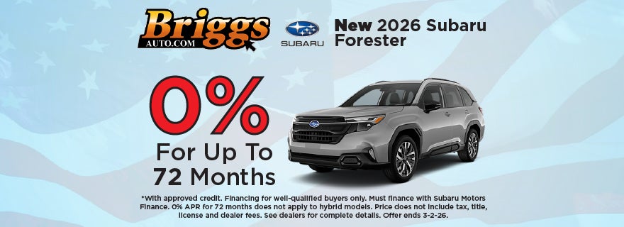 NEW 2026 SUBARU FORESTER
