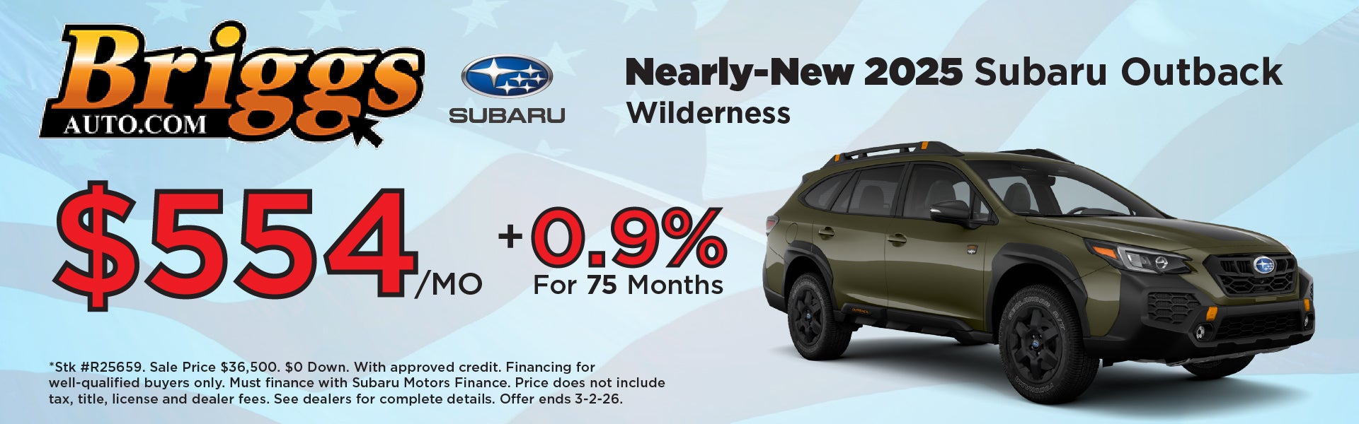 NEW 2025 SUBARU OUTBACK