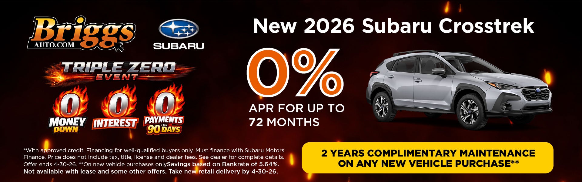 New 2026 Subaru Crosstrek