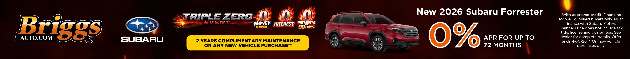 New 2026 Subaru Forester