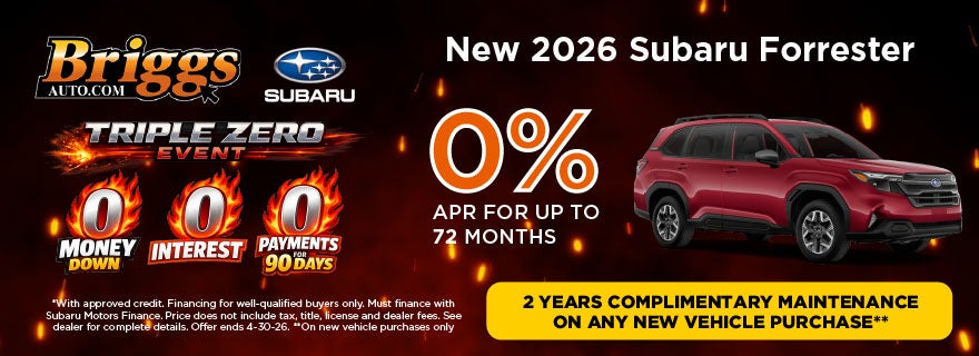 New 2026 Subaru Forrester