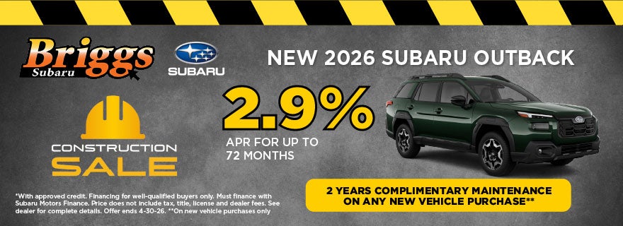 New 2026 Subaru Outback