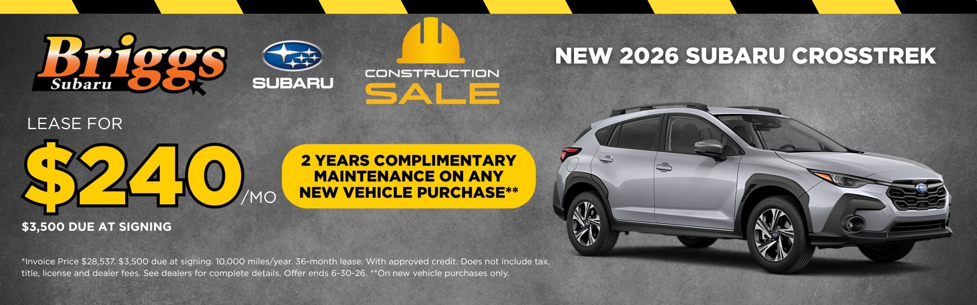Crosstrek Lease