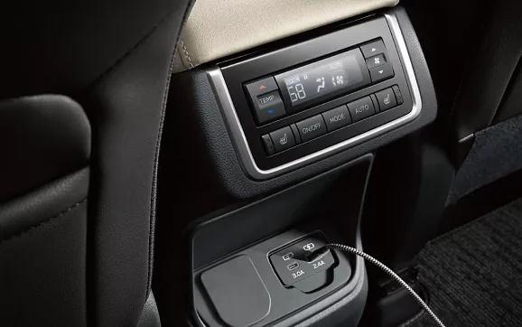 Centre console controls and shifter in the 2026 Subaru Ascent