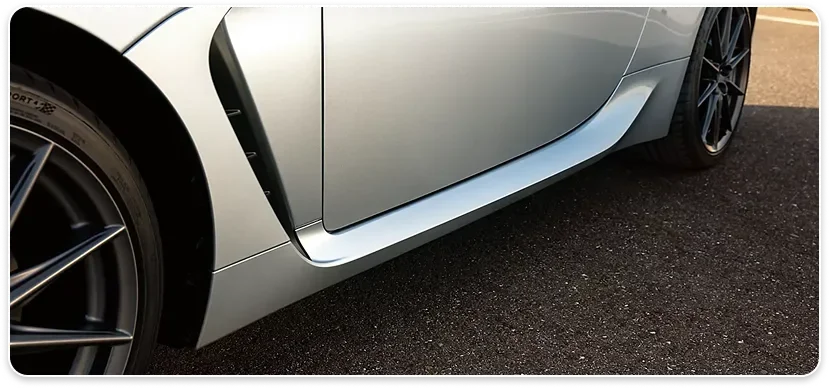 Front fender vent and aluminum-alloy wheel on the 2026 Subaru BRZ