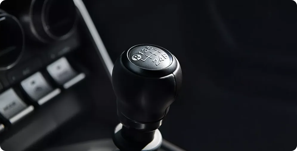 Short-throw 6-speed manual shifter in the 2026 Subaru BRZ