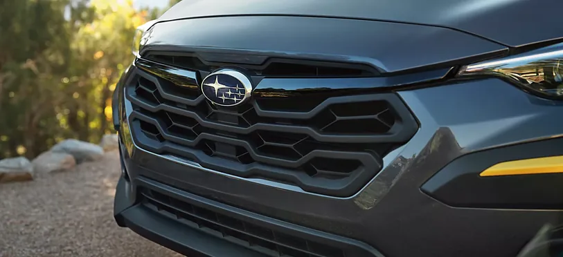 Layered honeycomb grille on the 2026 Subaru Crosstrek