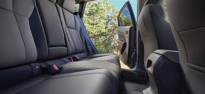 Rear seats of the 2026 Subaru Crosstrek