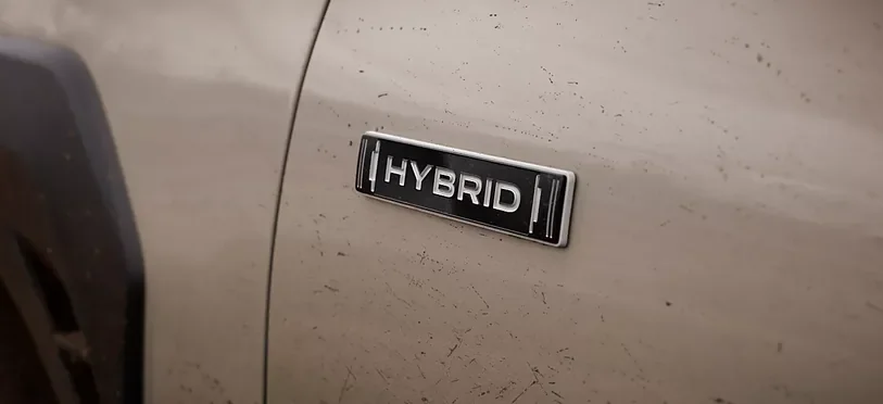 HYBRID badge on the rear quarter panel of the 2026 Subaru Crosstrek Hybrid