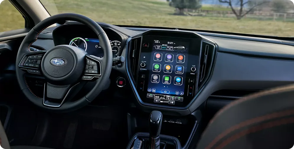 11.6-inch Subaru Multimedia System with Navigation in the 2026 Crosstrek Hybrid