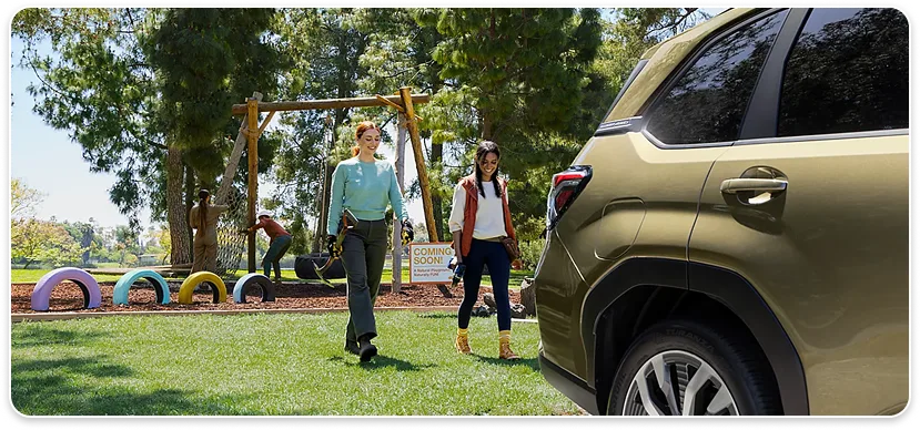Side profile and body cladding of the 2026 Subaru Forester Hybrid