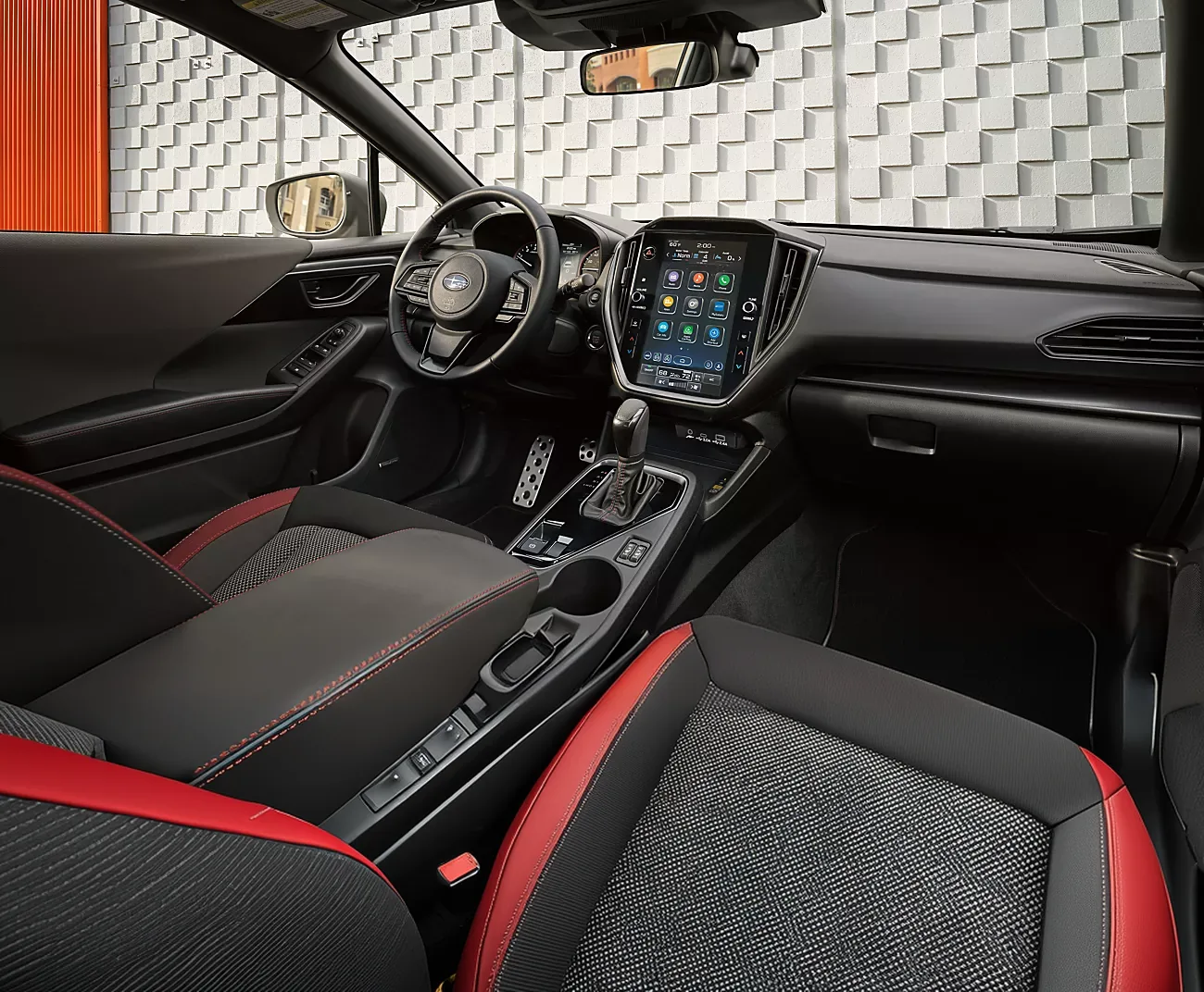 Dashboard and 11.6-inch touchscreen of the 2026 Subaru Impreza