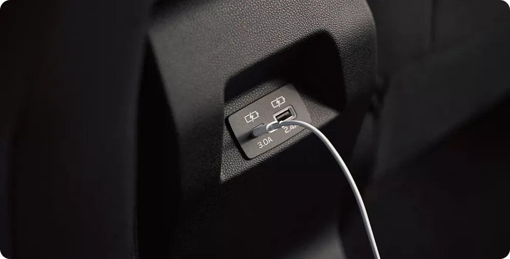 USB-C charging port in the 2026 Subaru Impreza