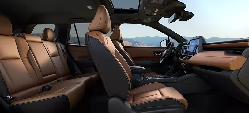 2026 Subaru Outback interior with premium two-tone seating