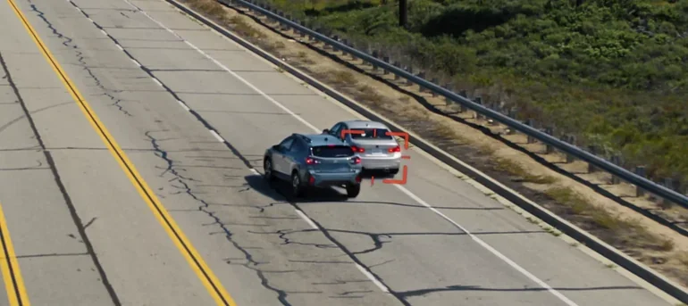 Automatic Emergency Steering path around an obstruction