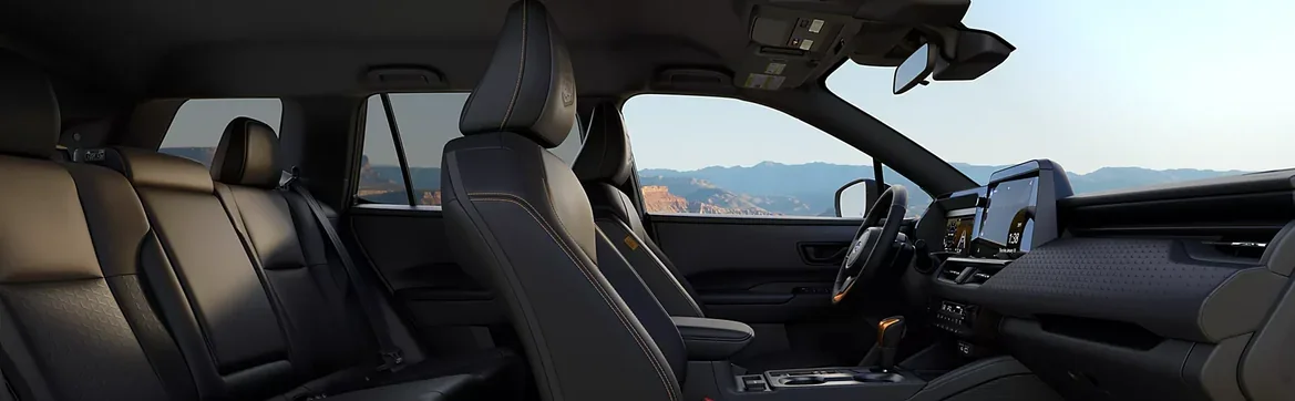 2026 Subaru Outback second-row seating and cabin