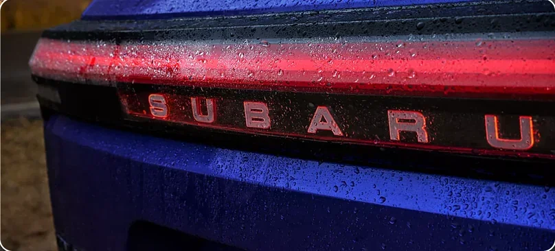 Full-width rear light bar and SUBARU lettering on the 2026 Trailseeker