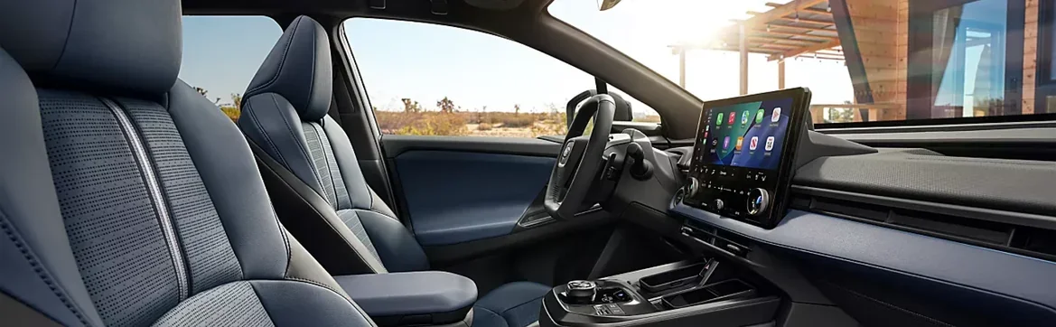 Front seats and cockpit of the 2026 Subaru Trailseeker