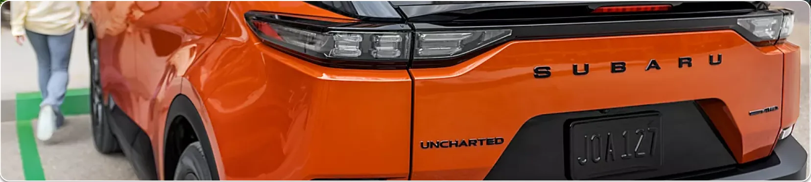 Full-width rear tail lamp signature on the 2026 Subaru Uncharted