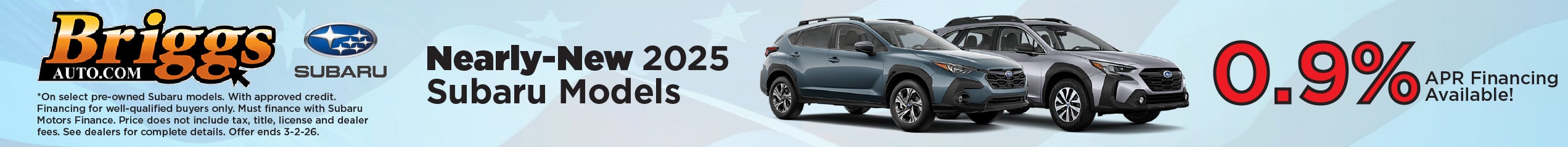 NEW 2025 Subaru Models