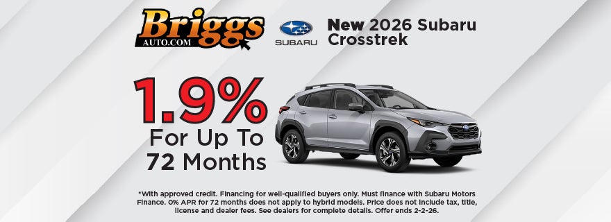 2026 Subaru Crosstrek