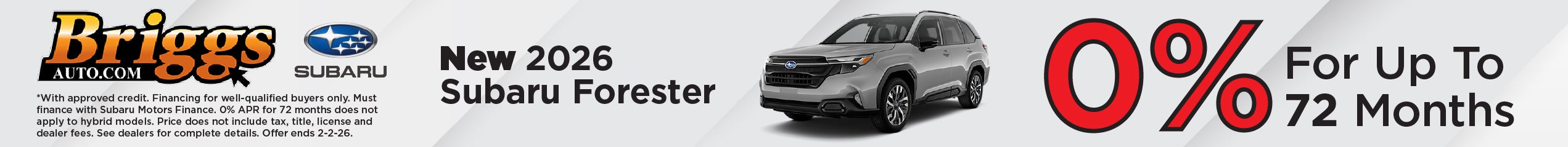 2026 Subaru Forester