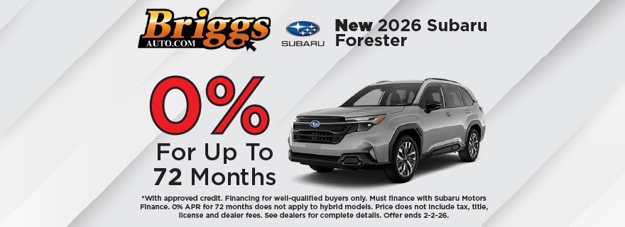 2026 Subaru Forester